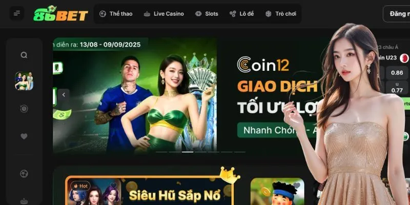 86BET - Nhà cái uy tín cá cược thể thao hàng đầu đến từ châu ÂU
