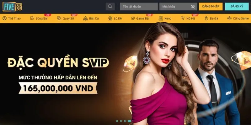 Five88 - Săn Thưởng Cực Đỉnh Cùng Nhà Cái Uy Tín Hàng Đầu Châu Á