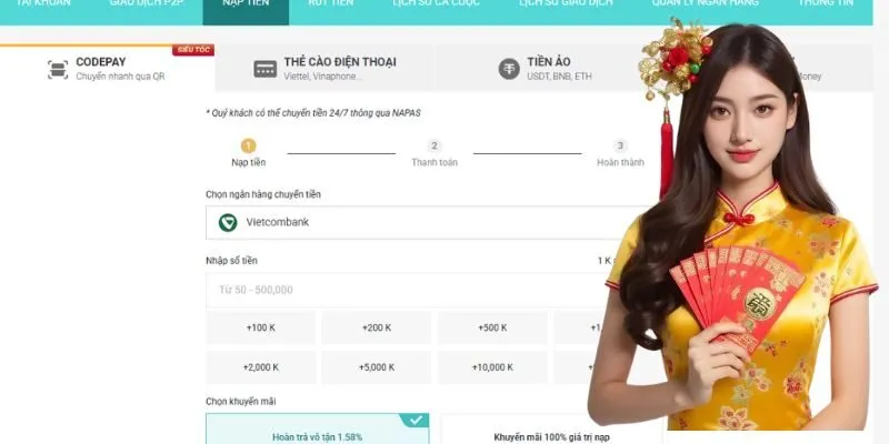 Giao dịch tại nền tảng diễn ra hết sức nhanh gọn