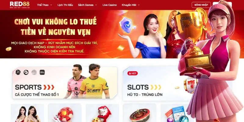 Red88 - Nhà Cái Uy Tín Cho Anh Em Cá Cược Bóng Đá, Live Casino
