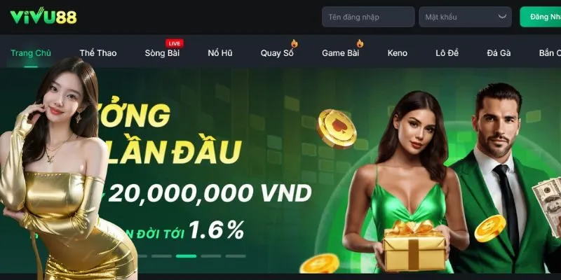 Vivu88 - Nhà cái cá cược bóng đá, live casino uy tín hàng đầu châu Á